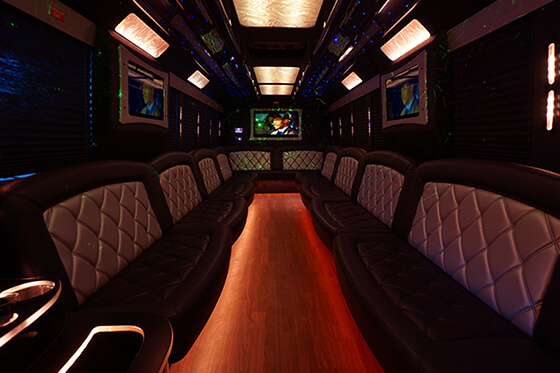 Party bus for large groups