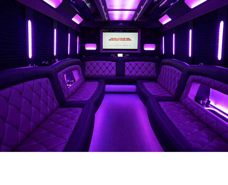luxury limo bus for bachelorette parties