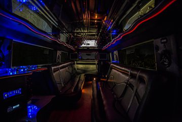 Inside motor coaches