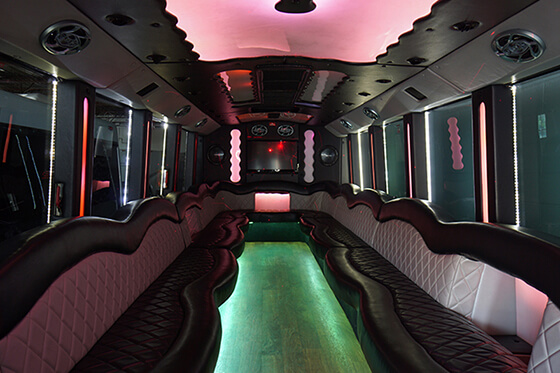 inside a party bus